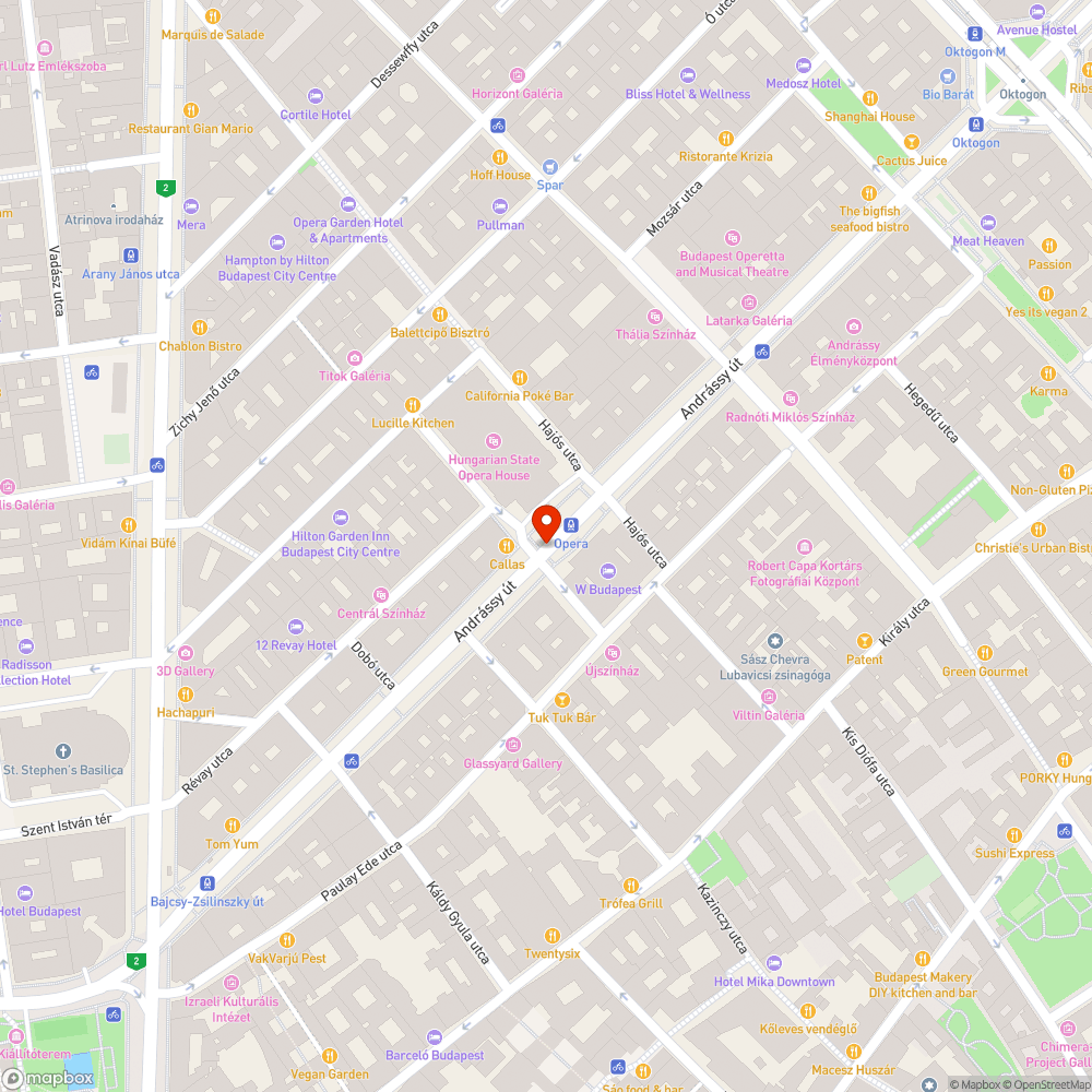 Kockakövek a növénykazettában az Operánál. bejelentés helye