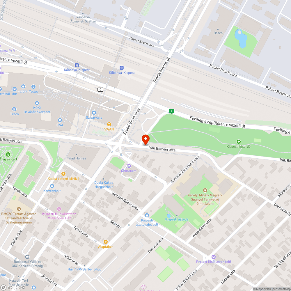 Szemeteszsákok az erdő sarkán bejelentés helye