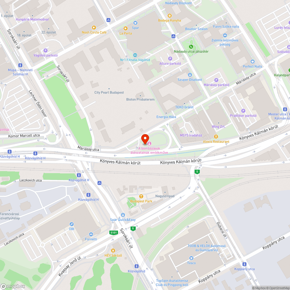 Parkolás kerékpárúton és zöldterületen bejelentés helye