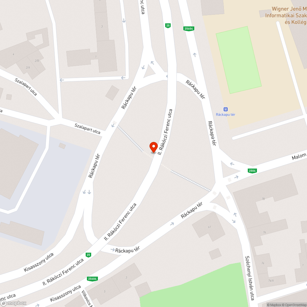 Eger 25.sz. főút, Viadukt útburkolat állapota bejelentés helye