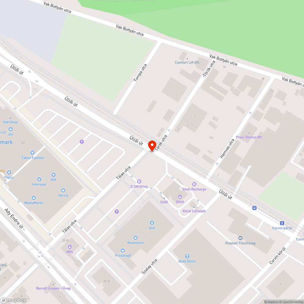 Illegális szemét bejelentés helye