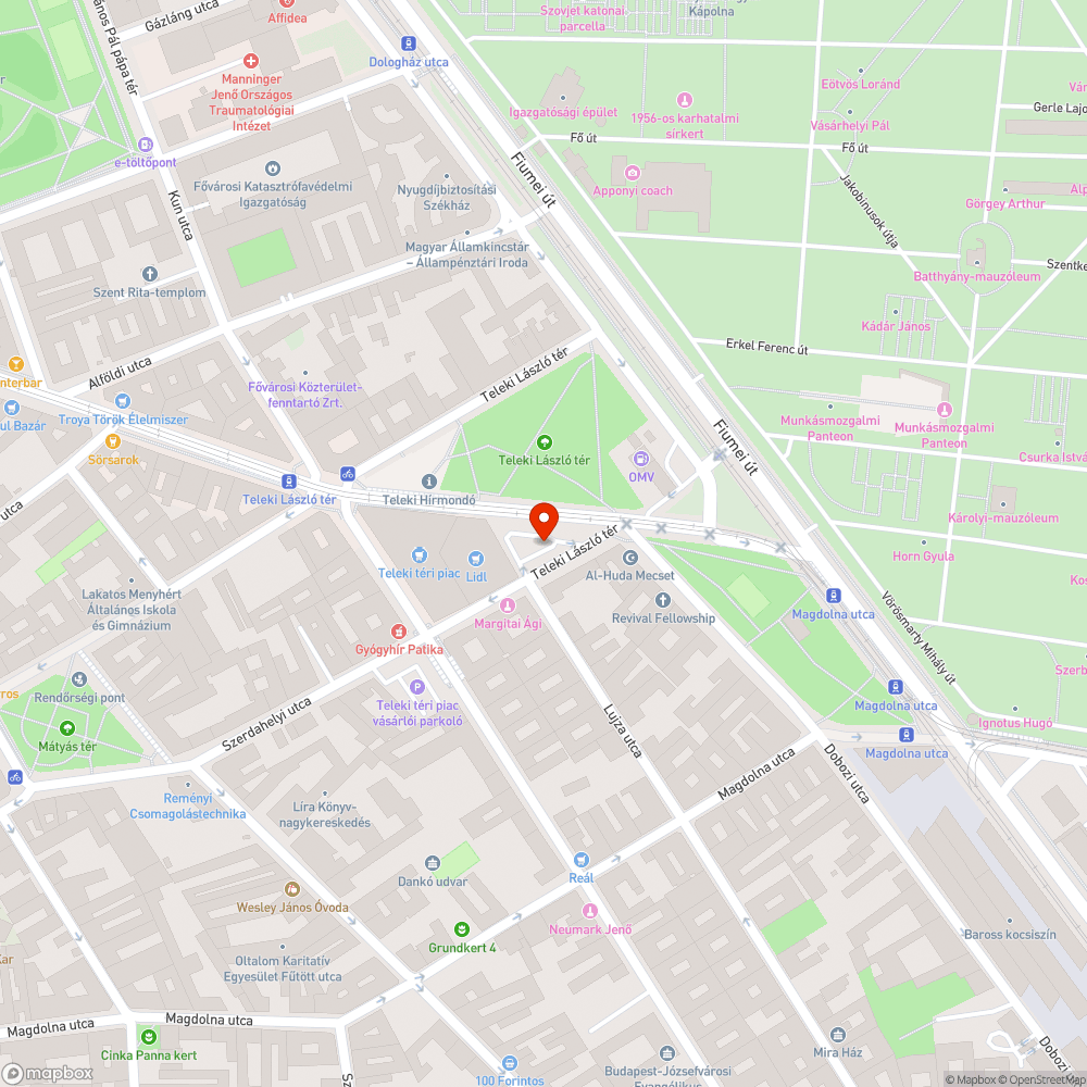 Bolt parkolóját lerakatnak használják bejelentés helye