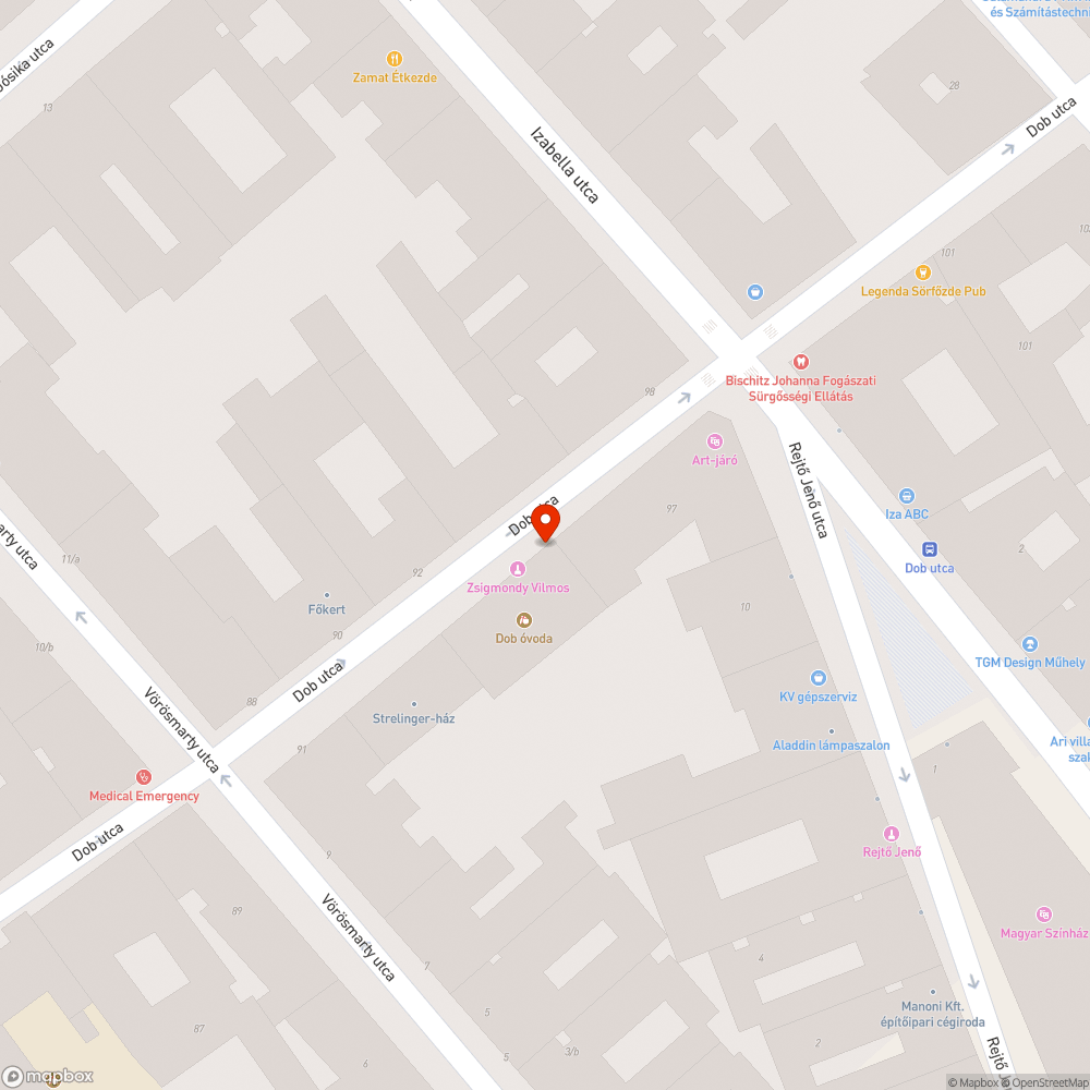 Dob utca indokolatlan lezárása bejelentés helye