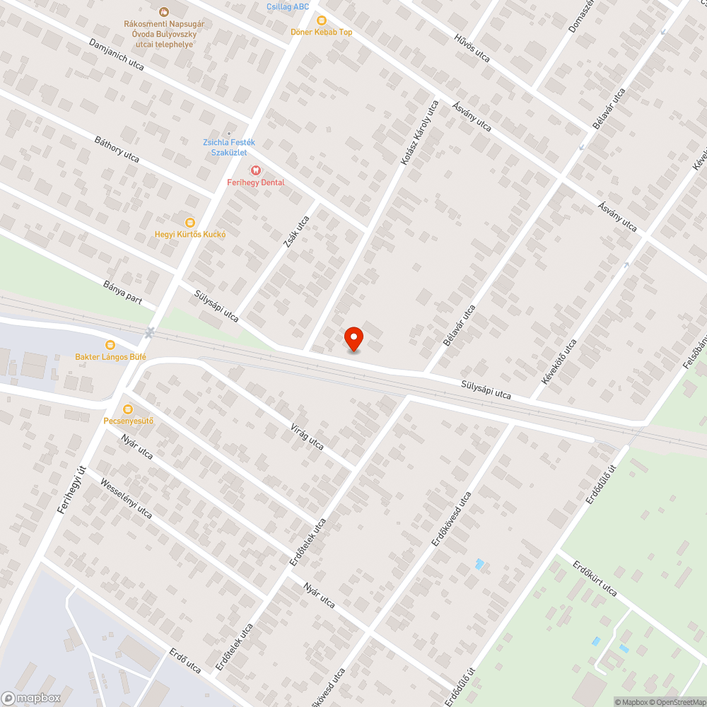 Szemetes vasúti töltés bejelentés helye