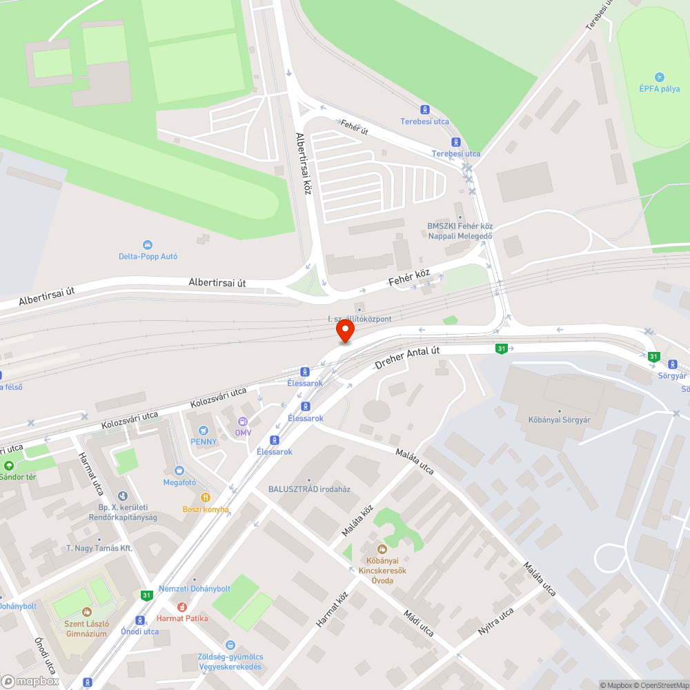 Rossz állapotban lévő kerítés bejelentés helye