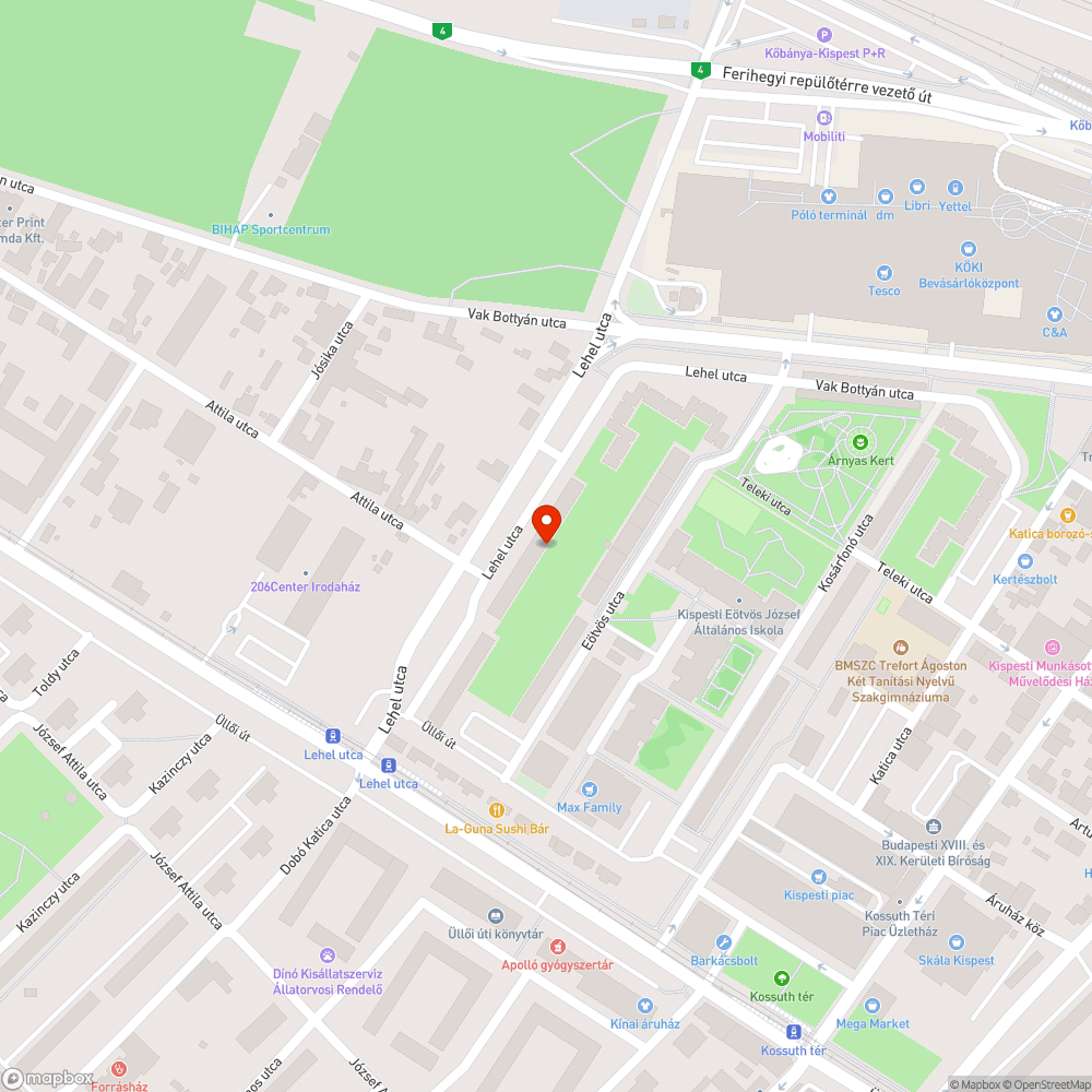 Katyú az úton bejelentés helye