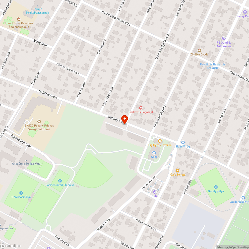 Kátyúkiújulás bejelentés helye