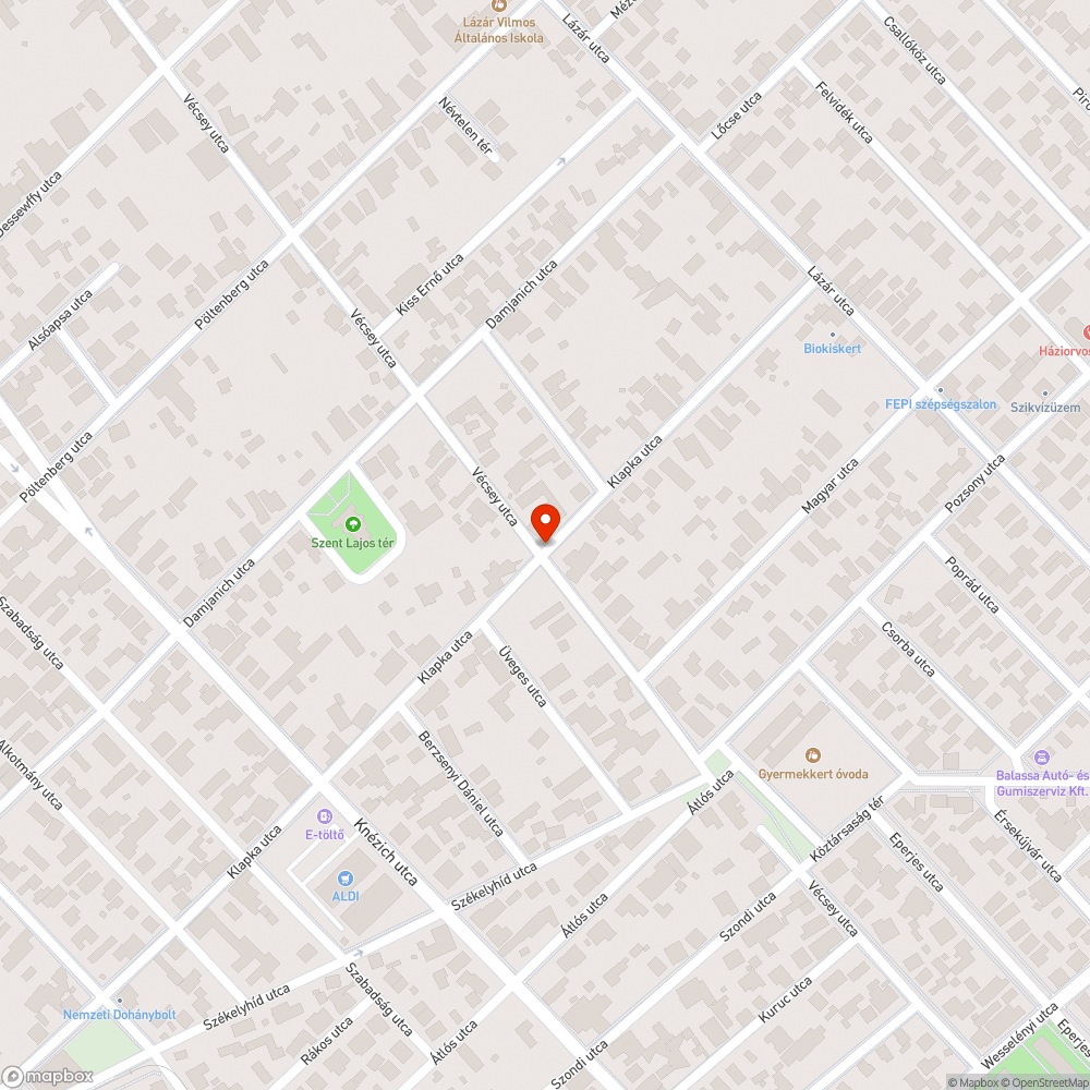 Hiányzó utcanévtábla bejelentés helye