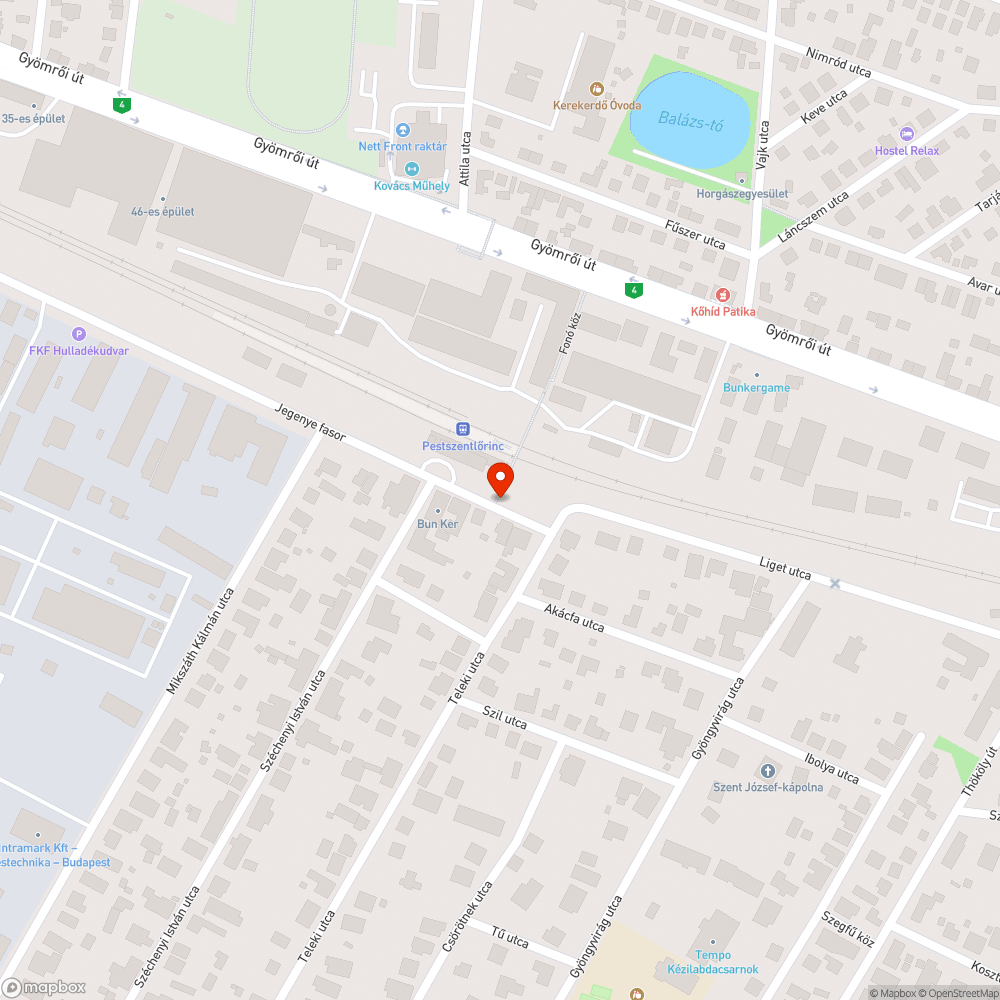 szemét bejelentés helye