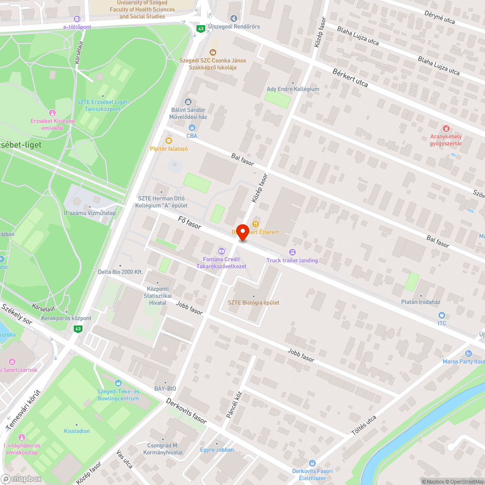 Életveszélyes átkelés bejelentés helye