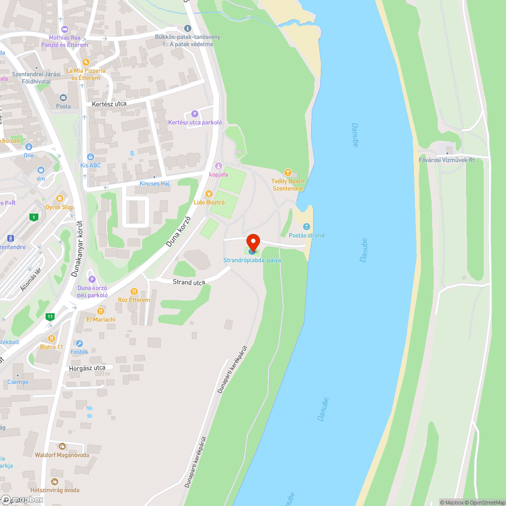 Postás-strandi öltöző elkezdett rozsdásodni bejelentés helye