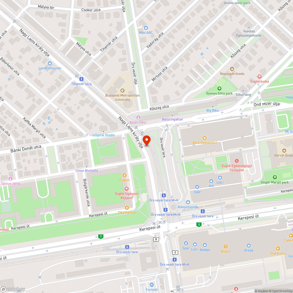 Beszakadt közműfedél bejelentés helye