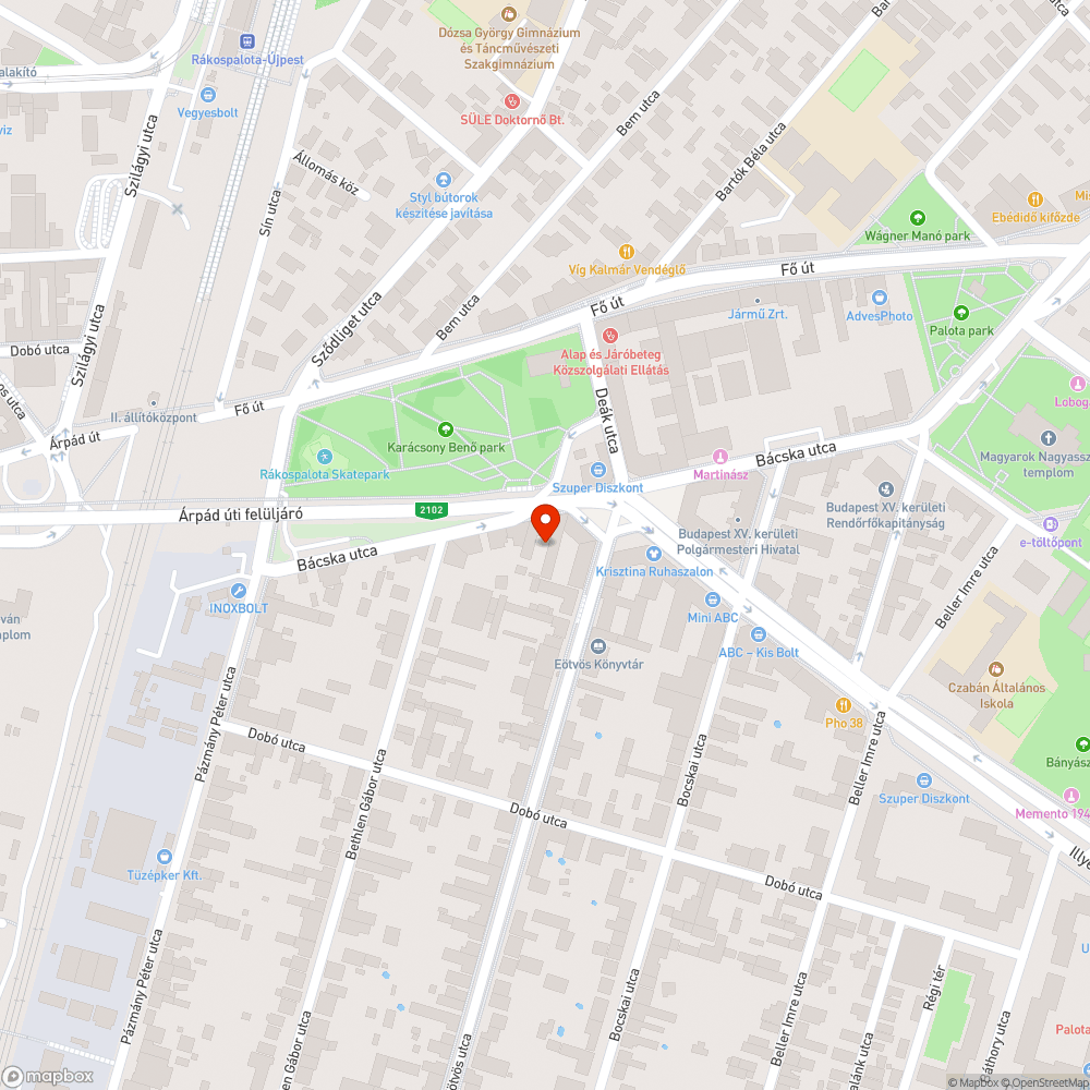 Hibás hiányos járda! bejelentés helye