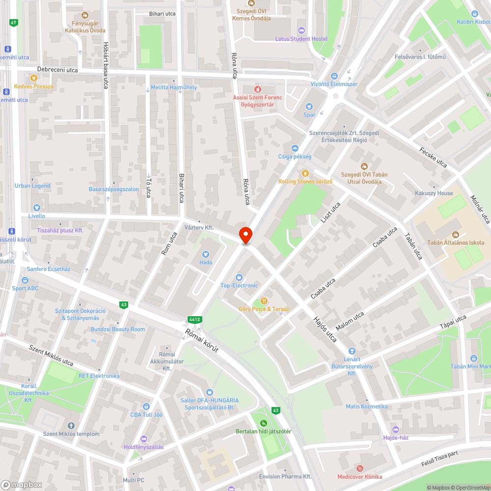 Tiltótábla bejelentés helye