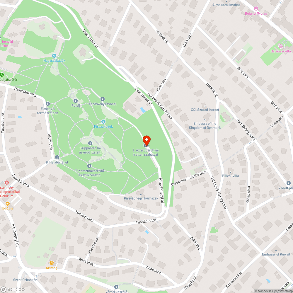 Kerti hulladék bejelentés helye