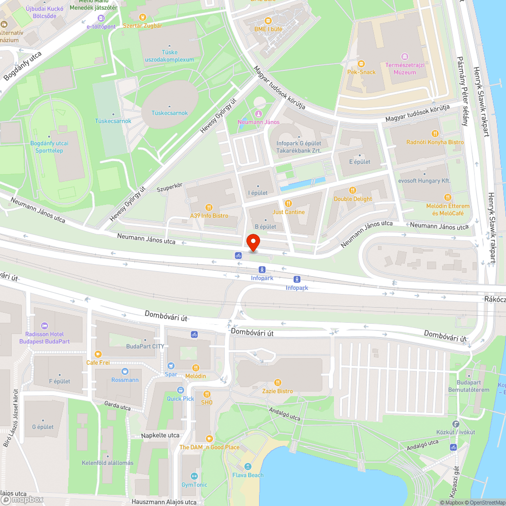 Nem helyreállított útszegély bejelentés helye