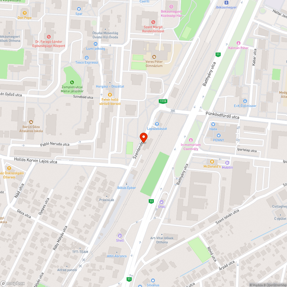 Megkopott gyalogos átkelő felfestés bejelentés helye