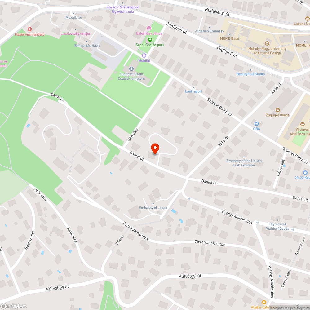 Feltöredezett aszfalt bejelentés helye