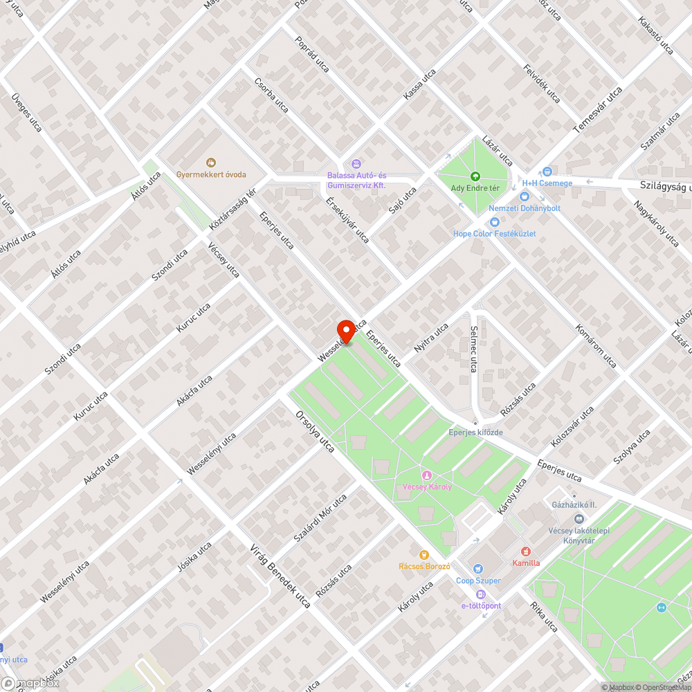 Hiányzó tábla bejelentés helye