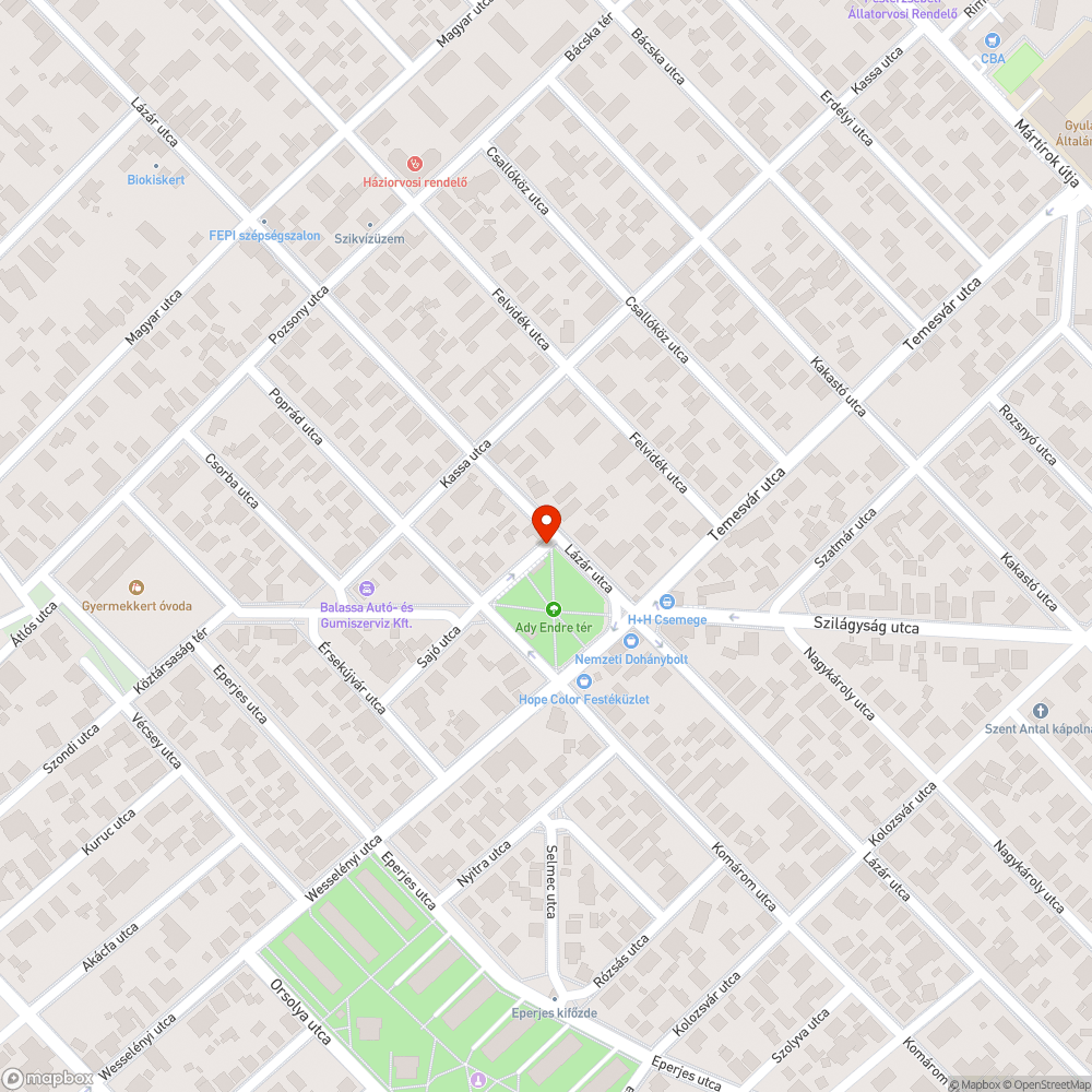 Buszmegálló állapota bejelentés helye