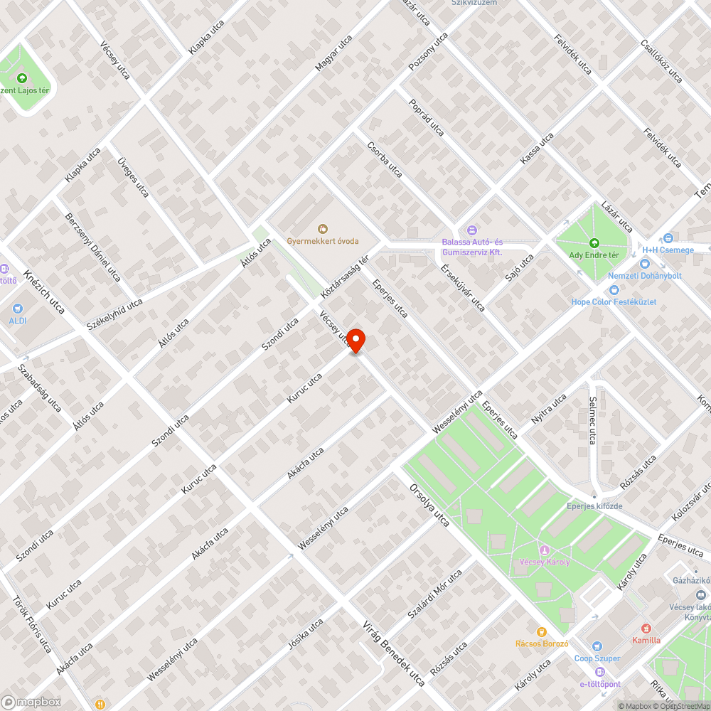 Szemét miatt járhatatlan járda bejelentés helye