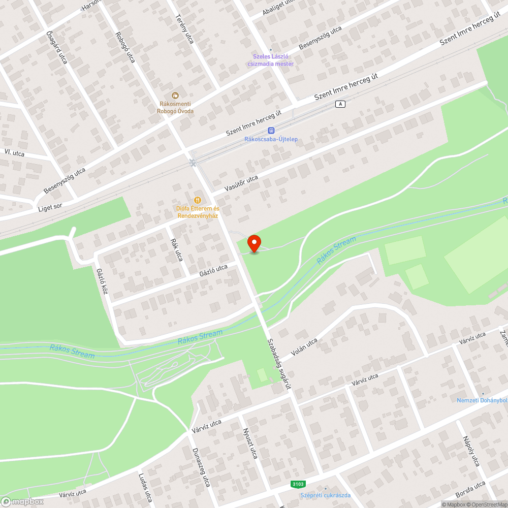 Illegális szemétlerakás bejelentés helye