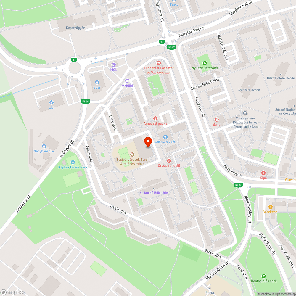 Telefirkált épület bejelentés helye