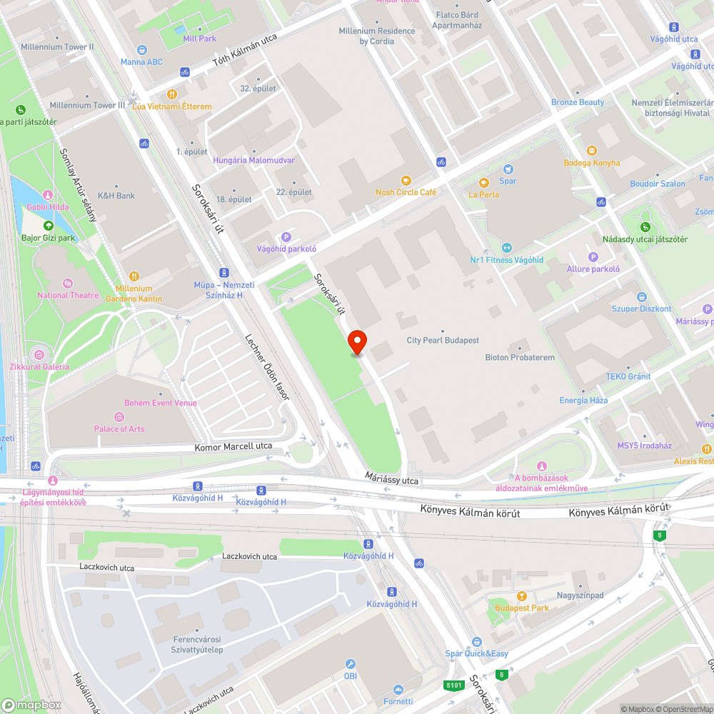 Kátyús út bejelentés helye