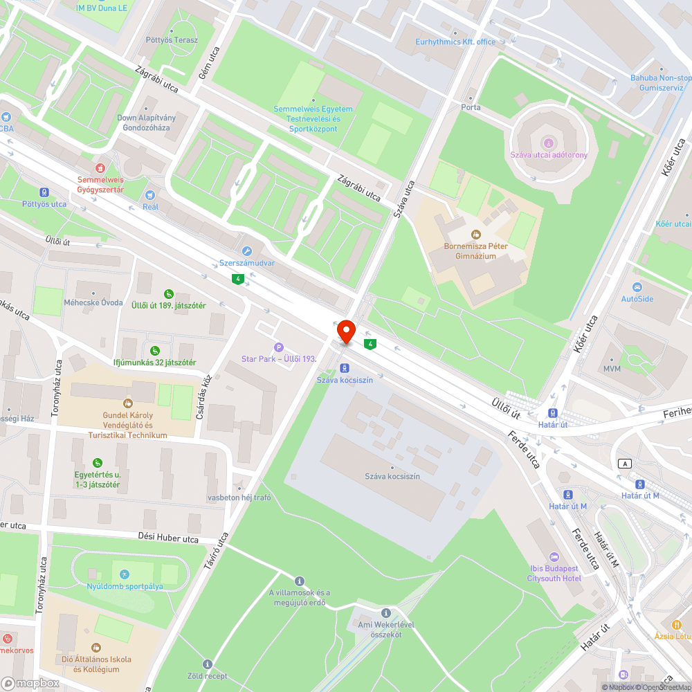 Egy elhagyott műanyag terelőléc tartóoszlop bejelentés helye