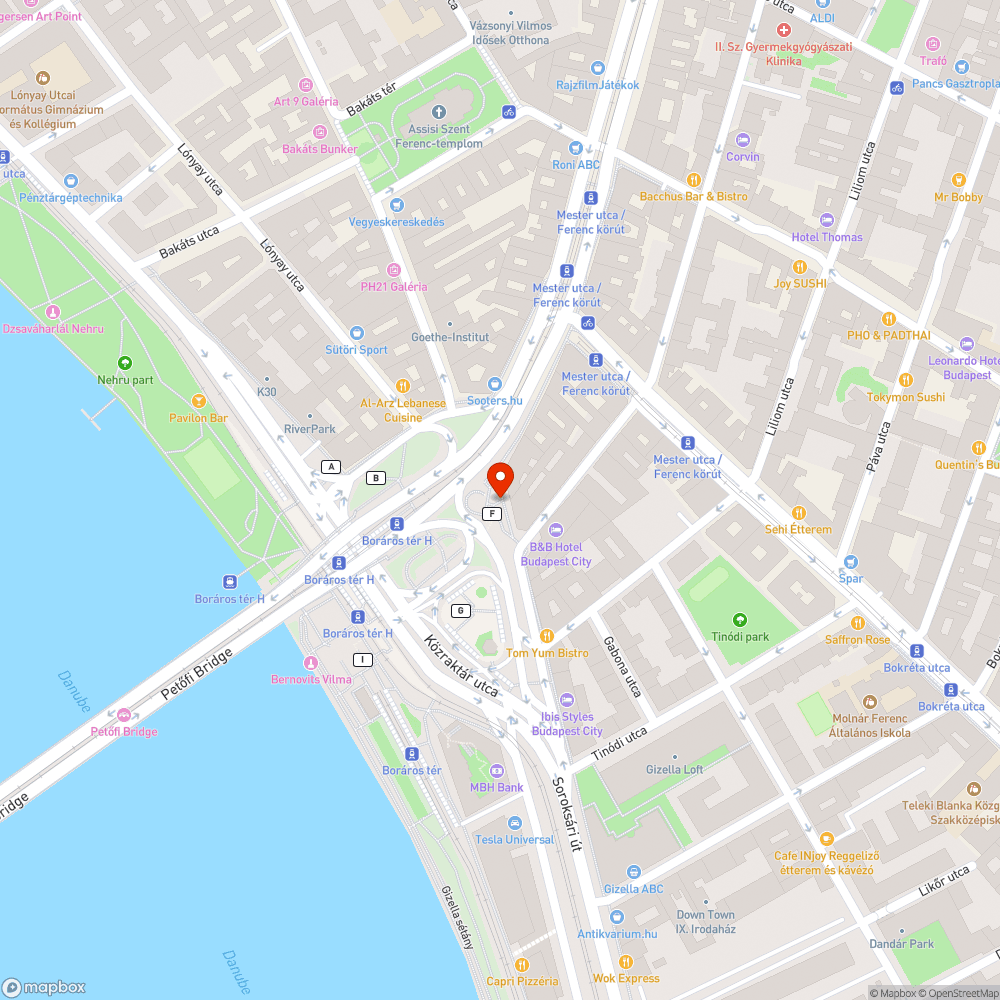 Boráros tér zöldfelület csökkenése bejelentés helye