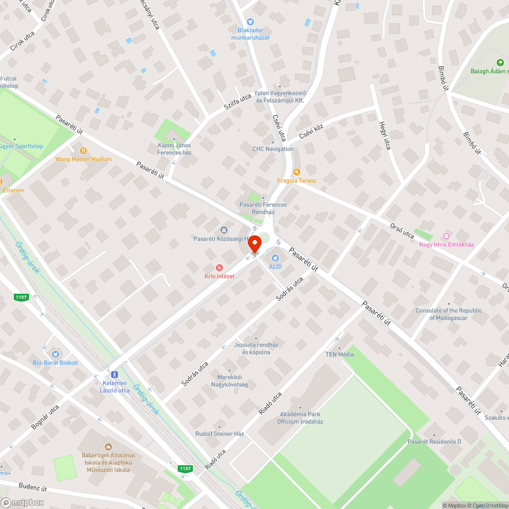 Égve maradt közvilágítás bejelentés helye