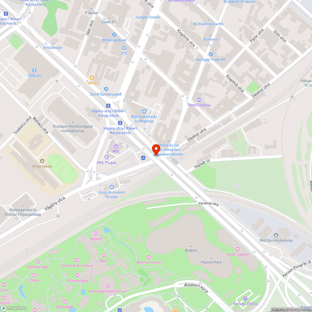 Koszos közterület bejelentés helye