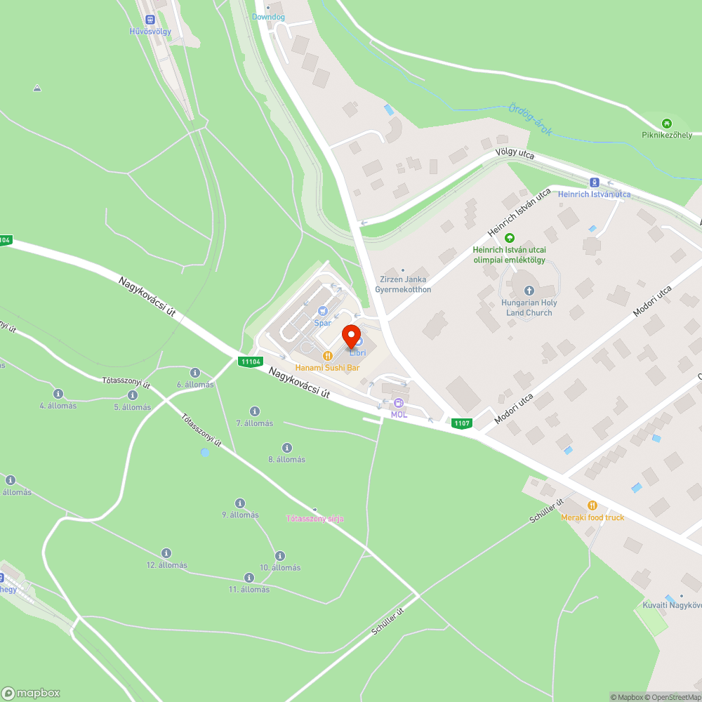 Zebra hiánya bejelentés helye