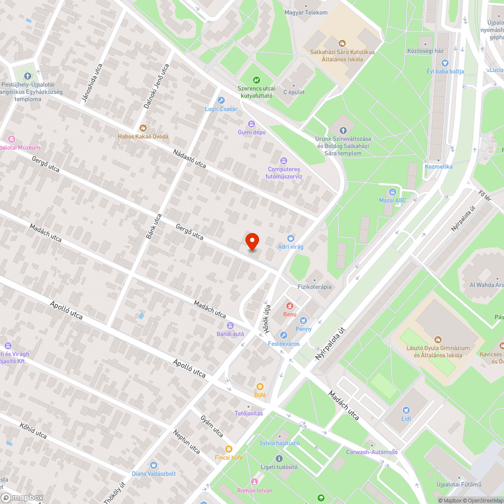 Járdát, úttestet elfoglaló növényzet bejelentés helye