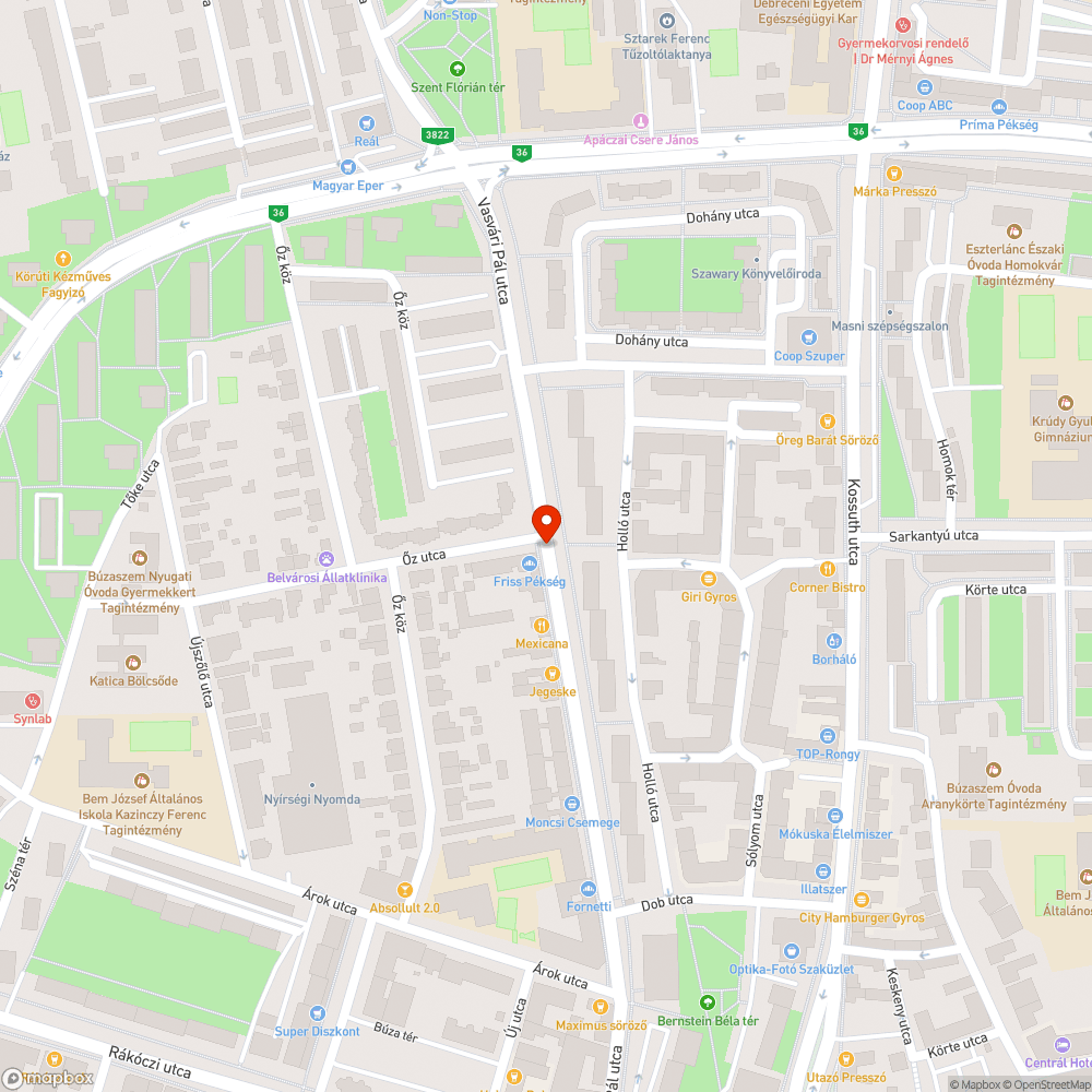 Nehezen belátható útszakasz bejelentés helye