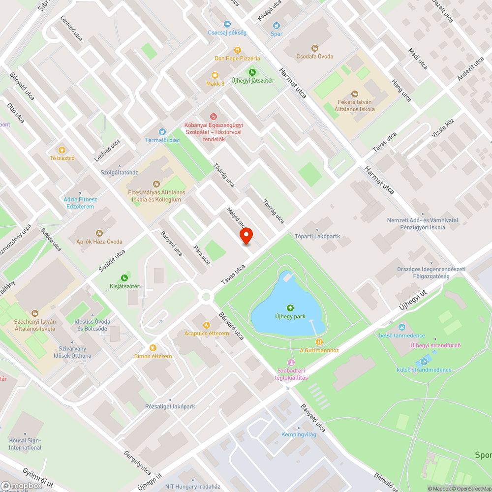 Megrongálódott közúti EAK tábla bejelentés helye