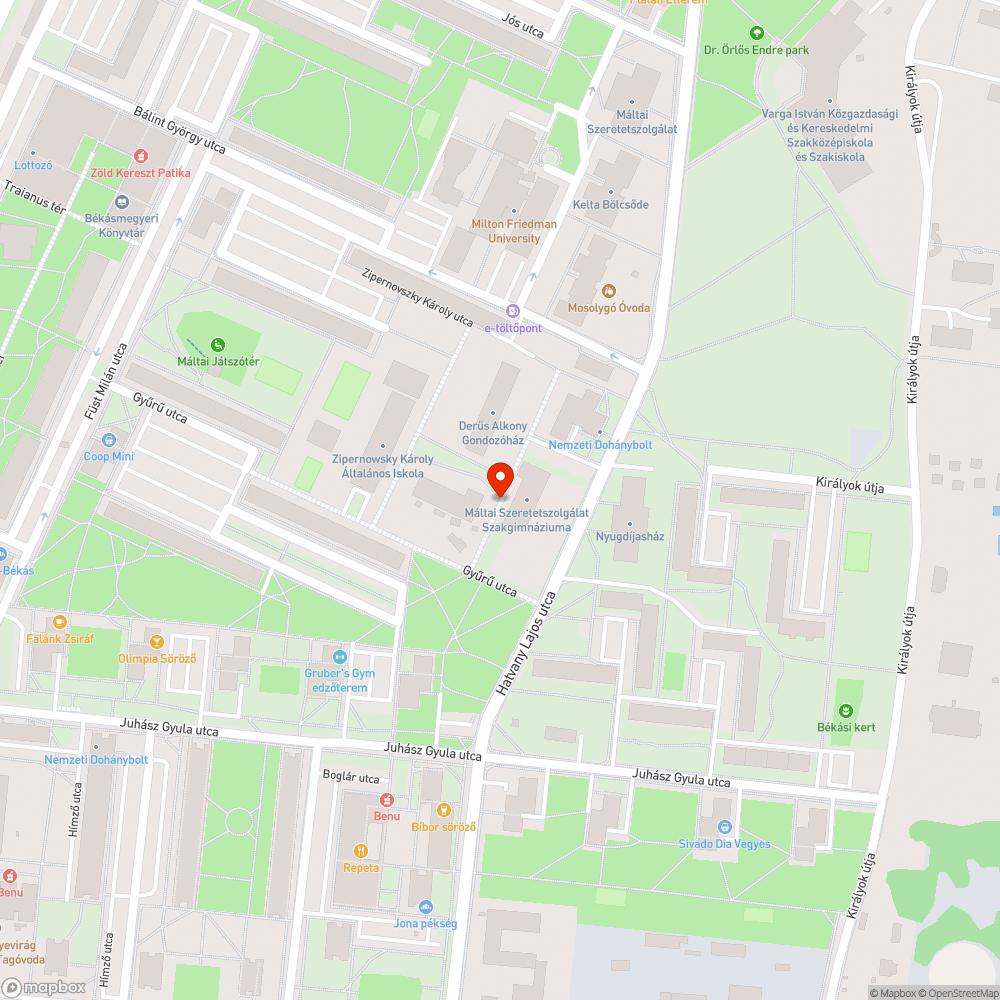 Kiégett lámpa bejelentés helye