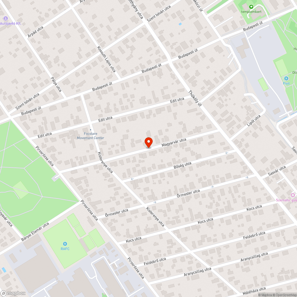 Járhatatlan járdaszakasz bejelentés helye