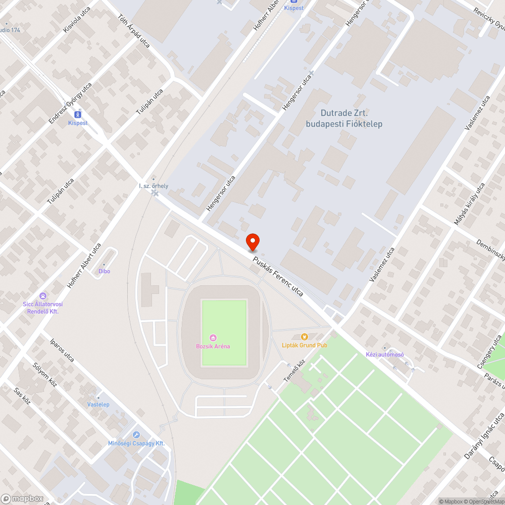 Kerülhetetlen kártyú bejelentés helye