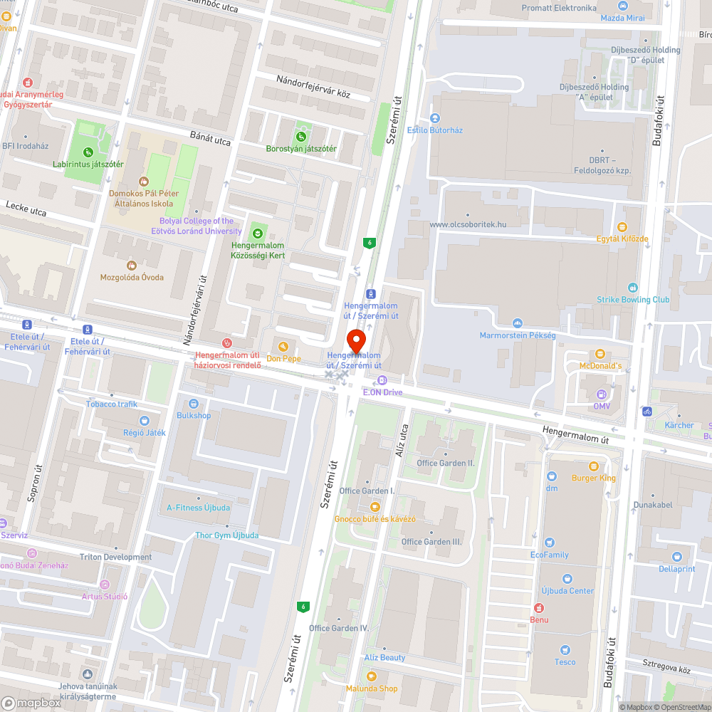 Szemetes, gazos járdasziget bejelentés helye