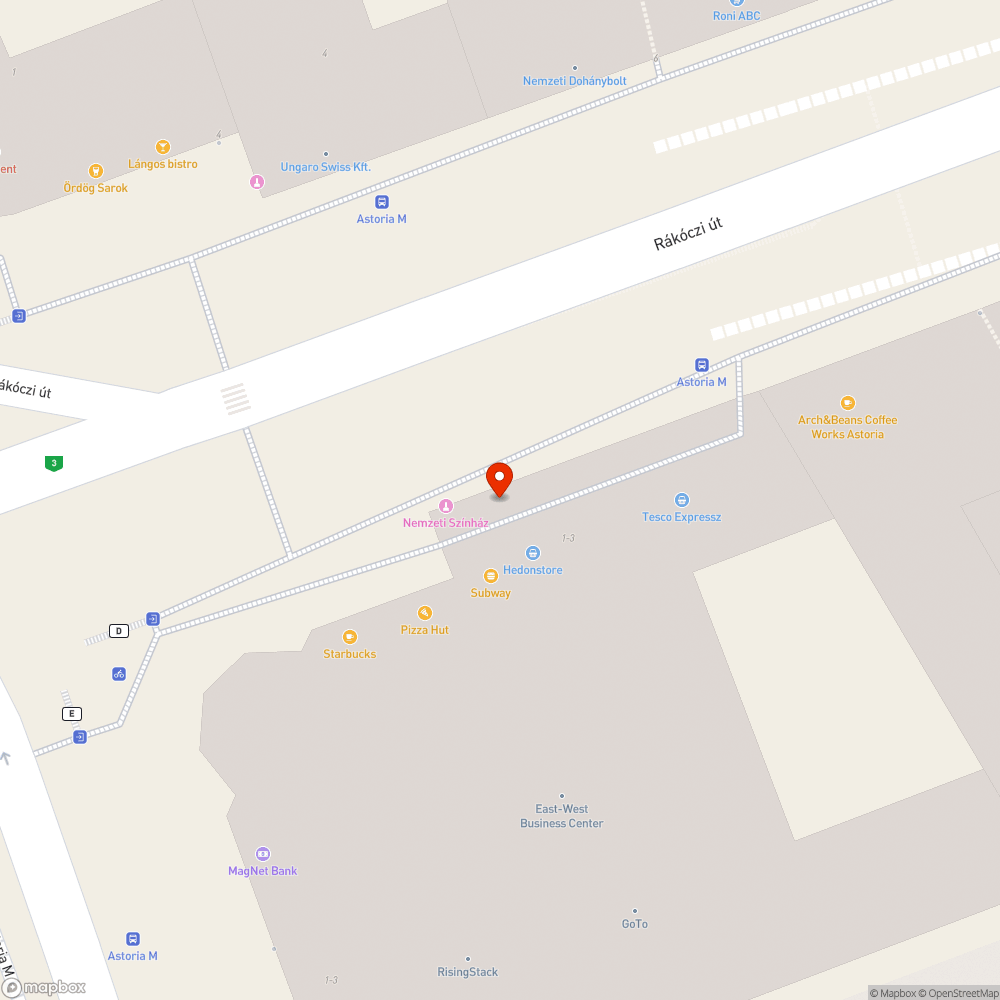 Szemetes buszmegálló bejelentés helye