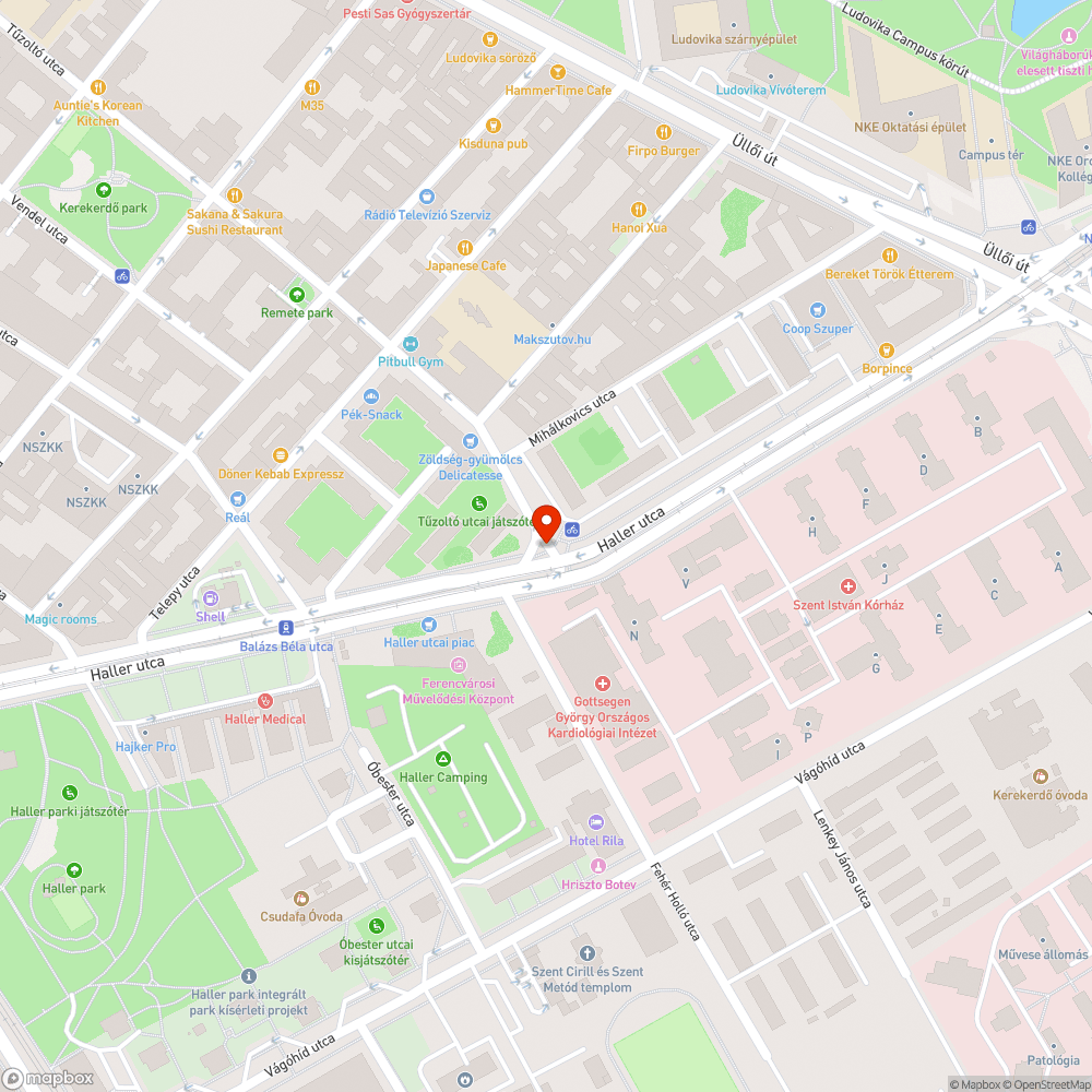 Kiégett gyalogátkelőhely lámpa bejelentés helye