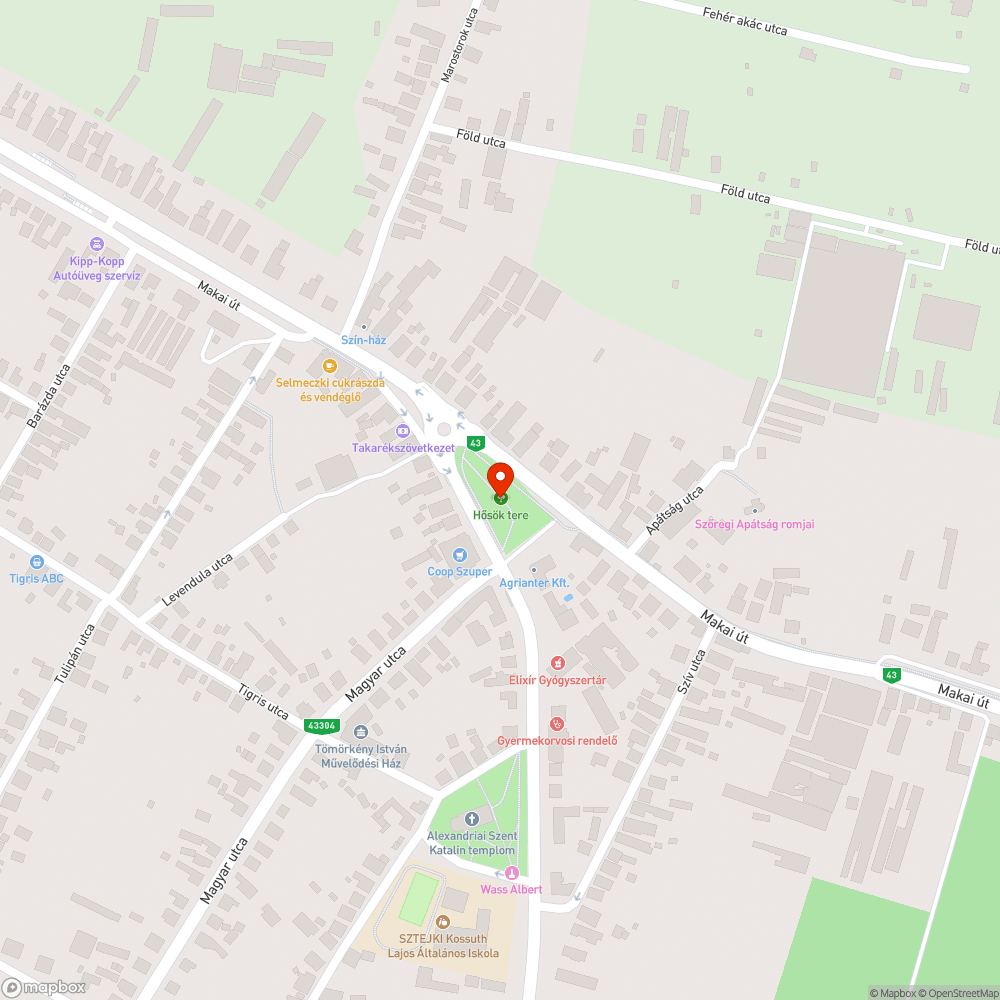 Nem működő ivókút bejelentés helye