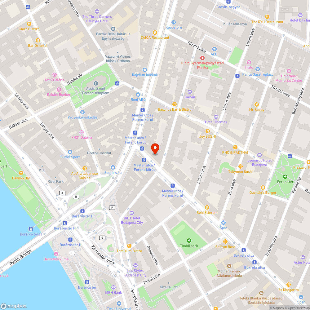 Ferde poller bejelentés helye