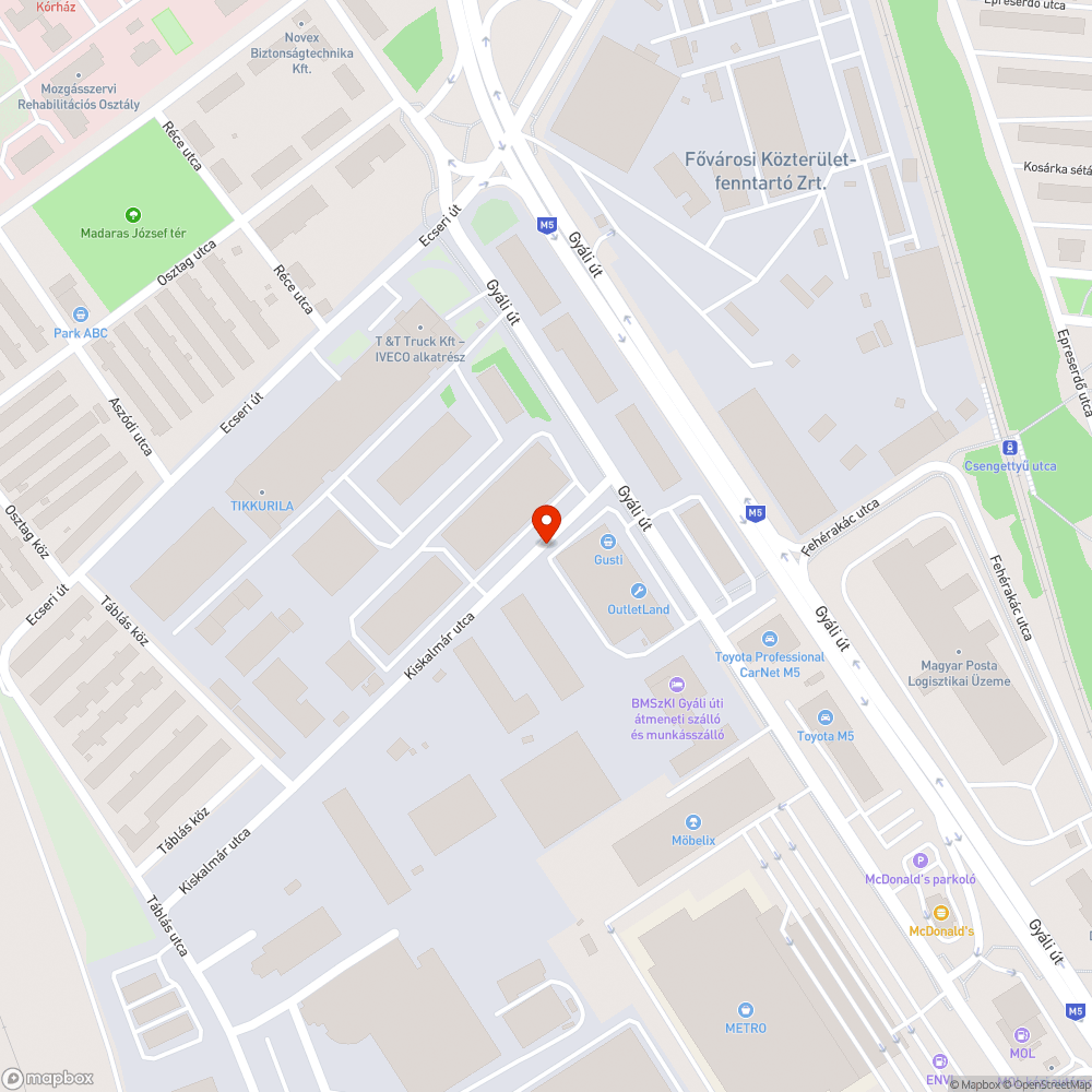 Kiégett Citroen bejelentés helye