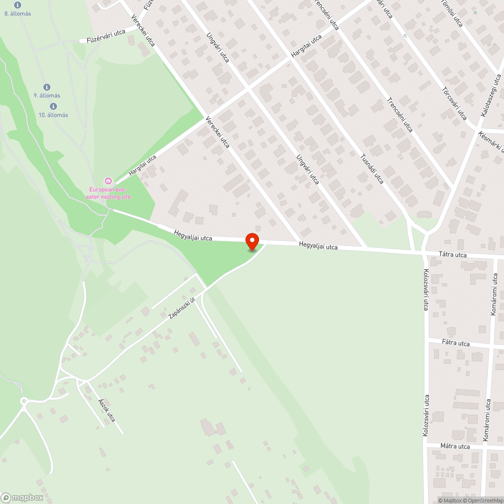 Szemétkupacok bejelentés helye