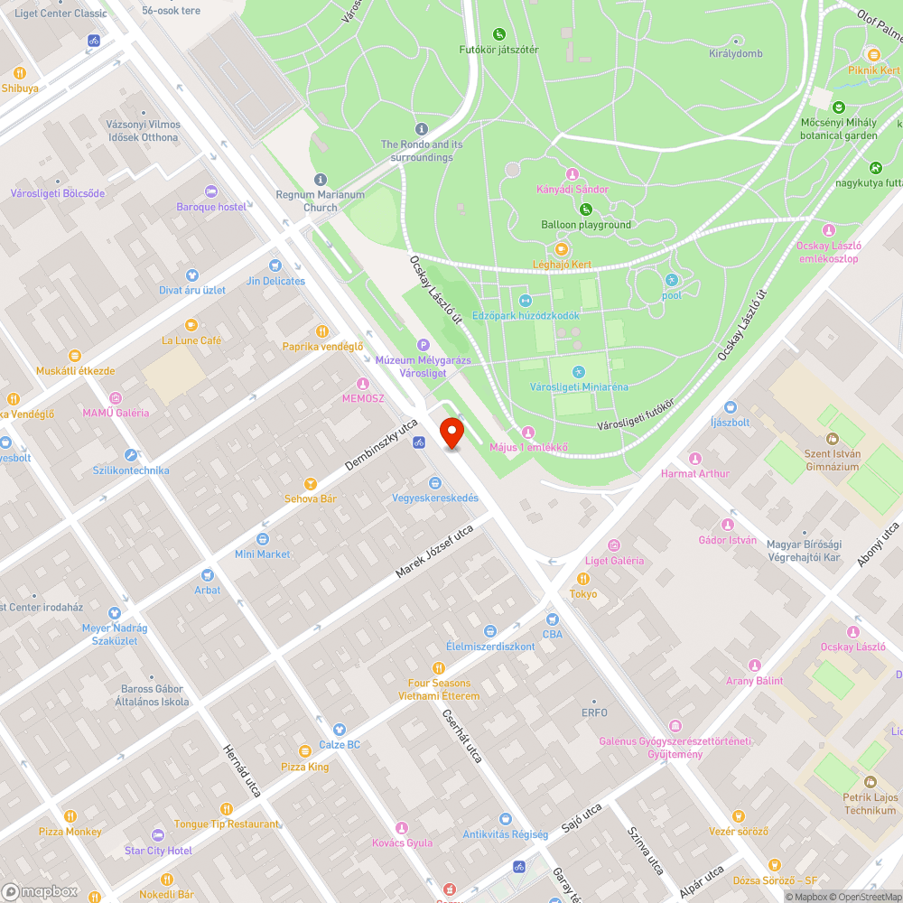 Törött poller bejelentés helye