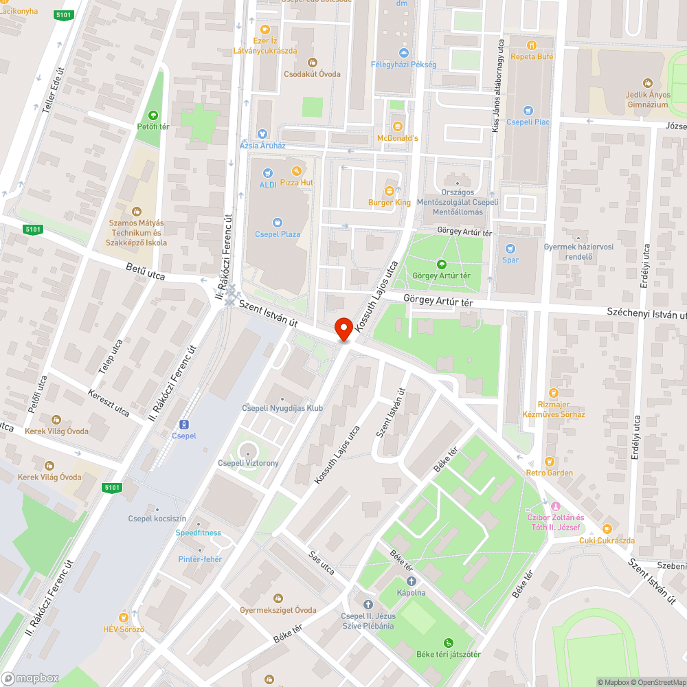 Leszakadt vezeték bejelentés helye