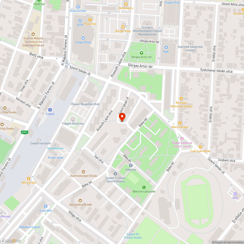 Belógó bokor bejelentés helye