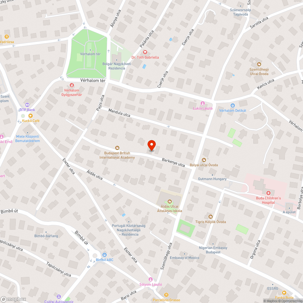 Kiégett lámpa bejelentés helye